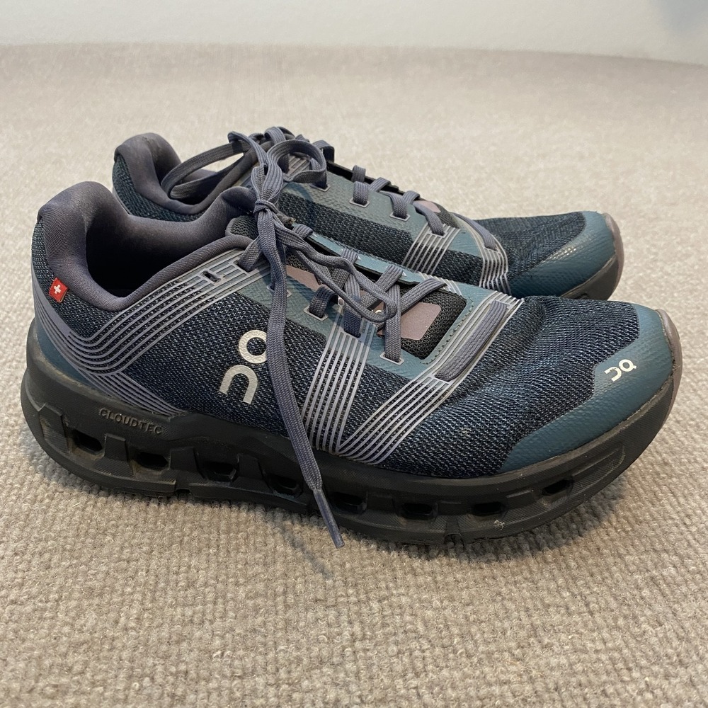 On Cloudgo Shoes Womens Size 7.5 Blue Mesh CloudTec Running Cushioned Sneakers